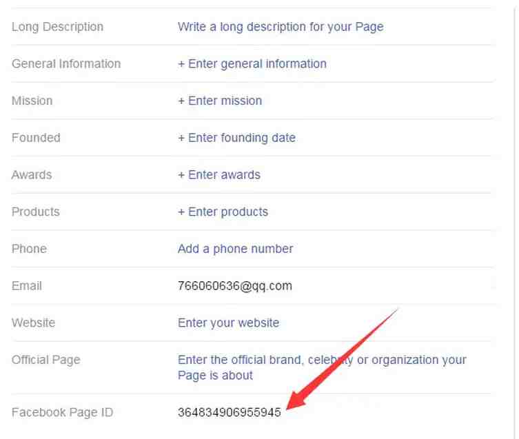 如何快速的找到Facebook的页面ID