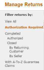 亚马逊退货申请Return Request如何处理