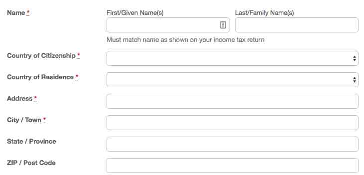 w8ben tax form