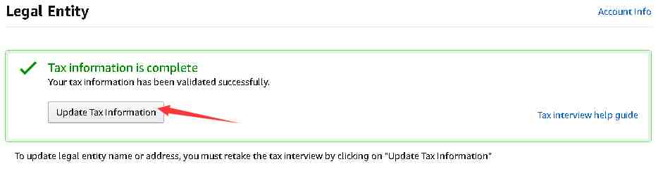 amazon W-8BEN update