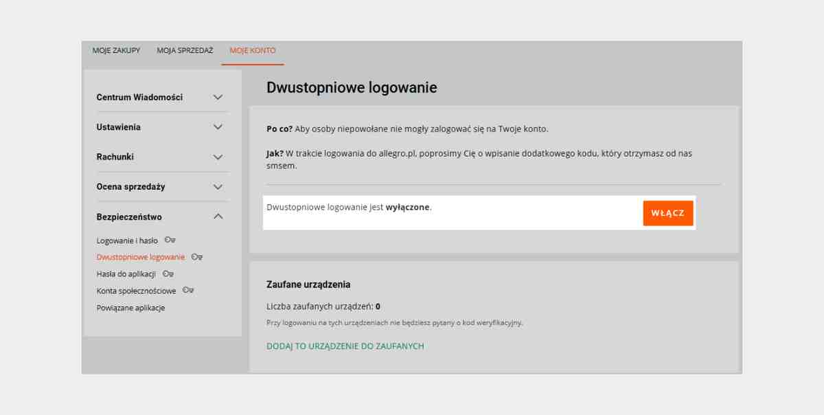 Dwustopniowe logowanie