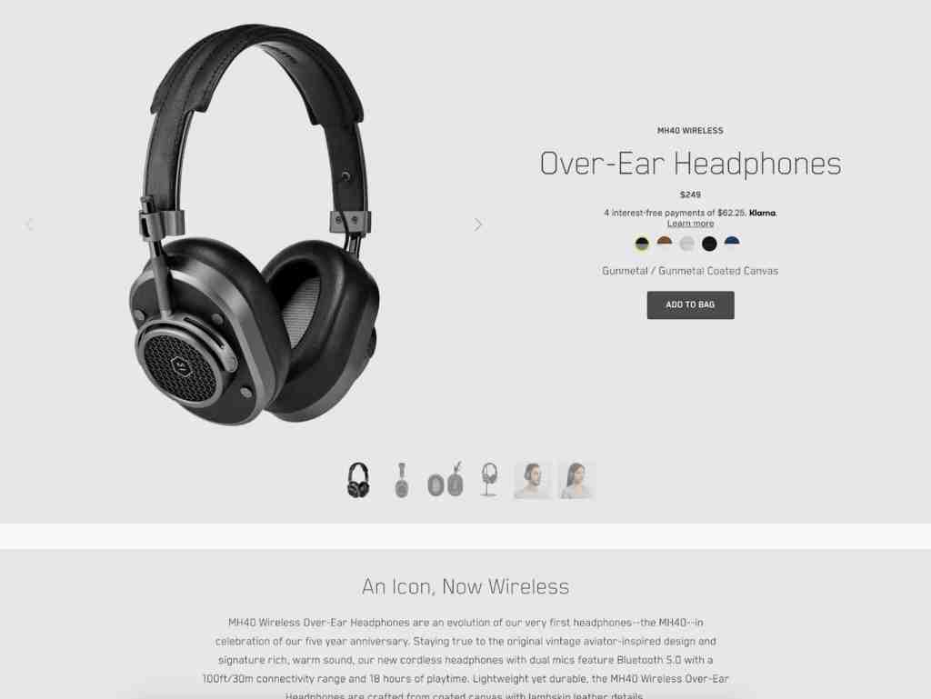 Shopify产品页