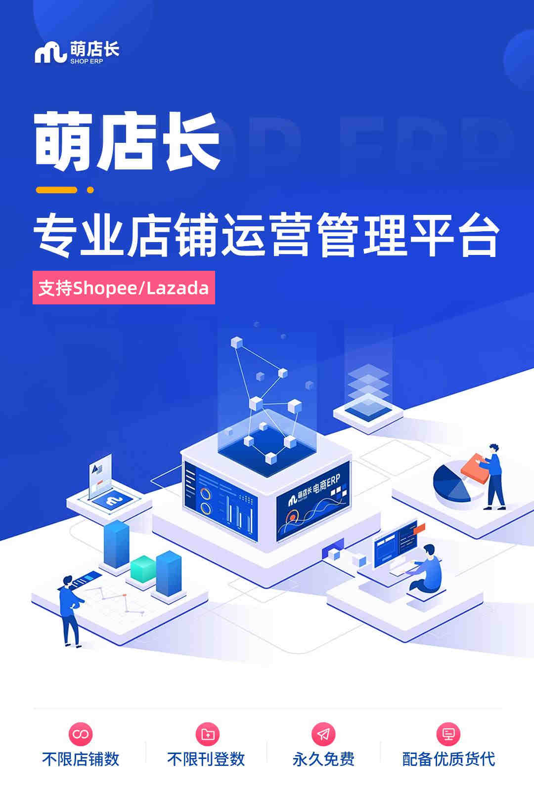 跨境必备工具：萌店长ERP，一站式解决Shopee/Lazada卖货难题