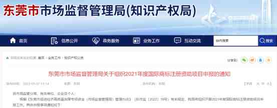 又发钱了？最高可领60万！东莞境外商标注册补贴来了！