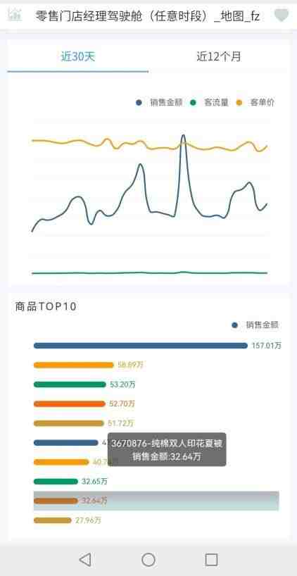 移动BI报表