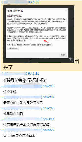 Wish又有新政策？7天不上网将处订单20%罚金