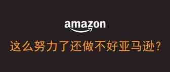 为什么这么努力了还是做不好亚马逊？