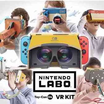 任天堂Labo纸板玩具推VR套装&结合无现金趋势的智能存钱罐 | 创意新品