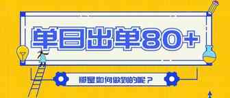 用这个方法可能你的listing单日出单80+