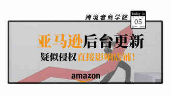 亚马逊更新政策！疑似侵权也要记入绩效