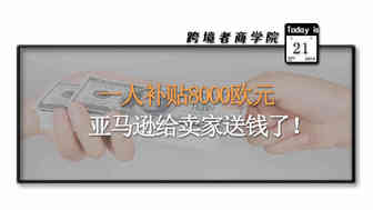 一人补贴8000欧元？！亚马逊给卖家送钱了！