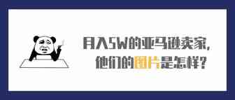 那些月入5W的亚马逊卖家，他们的图片是怎样?