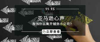 亚马逊心声丨我为什么离开铺货小公司？