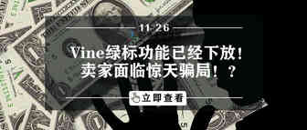 Vine绿标功能已经下放！卖家面临惊天骗局！？