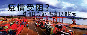 疫情受阻？进出口总值仍然有12.8亿元