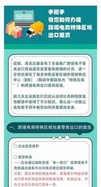 手把手教你如何办理跨境电商特殊区域出口退货