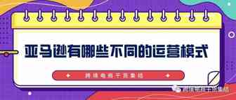 亚马逊有哪些不同的运营模式?FBM还是FBA比较好？