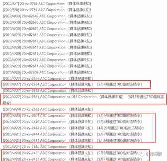 GBC律所出新招！13个密封案件即将冻结，却不知具体品牌！