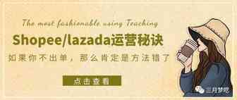 我是如何把东南亚Shopee/Lazada做成功的？