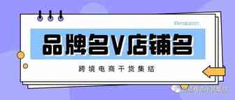 亚马逊的品牌名和店铺名设置的思路与技巧