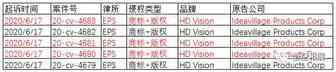 EPS律所又有新动作？HD Vision五案被告名单已出！速速核对！