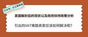 英国解封后的现状以及政府扶持政策分析，引出的VAT难题卖家应该如何解决呢？