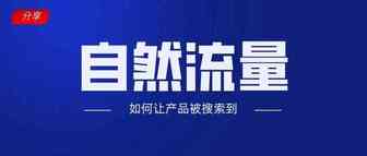 【分享】店铺没流量、优化产品没效果，到底该如何提高产品的自然搜索流量