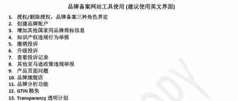 亚马逊品牌备案网站工具使用和说明