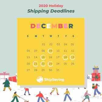 USPS, FedEx, UPS假日运输deadline，再不看就晚了！
