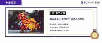 【TOP运营】2021春节优惠第二波：物流妥投轨迹更新及春节利好活动发布！