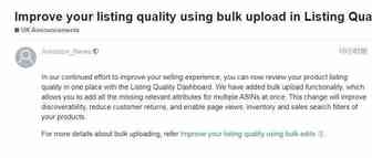 提高Listing优化效率，亚马逊新推“批量上传”工具！