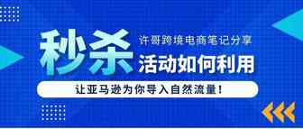 如何利用秒杀活动，让亚马逊为你导入自然流量？【亚马逊广告系列】