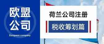 欧盟公司--荷兰公司注册（税收筹划篇）