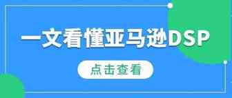 DSP你真的了解吗?亚马逊DSP都有哪些玩法,怎么优化?一文告诉你