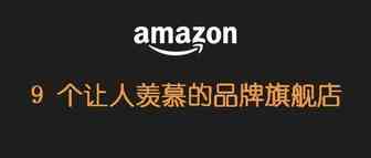 亚马逊 9 个让人羡慕的品牌旗舰店