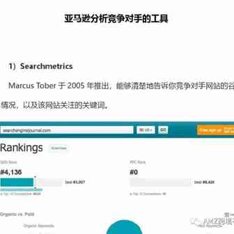 亚马逊分析竞争对手工具集合