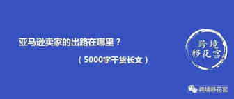 亚马逊卖家的出路在哪里？
