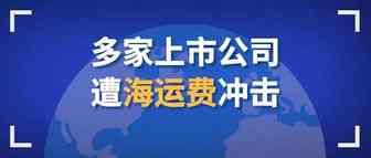 8月海运费继续上涨，多家上市公司业绩受损