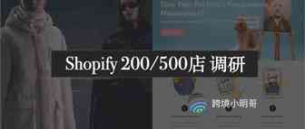 调研200个shopify店铺后，我收获了啥？