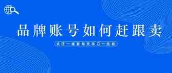 亚马逊品牌账号如何赶跟卖