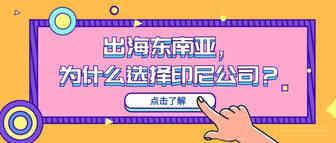 出海东南亚，为什么选择印尼公司？