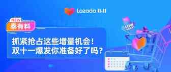 泰有料｜抓紧抢占这些增量机会！双十一爆发你准备好了吗？