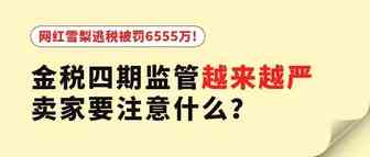 又有人逃税被抓？金税四期严查税务问题！