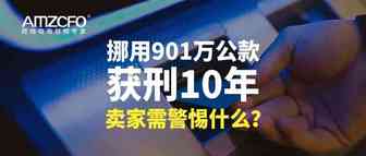 挪用901万公款获刑10年，卖家需警惕什么？