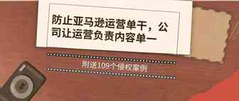 防止亚马逊运营单干，公司让运营负责内容单一，附送109个侵权案例