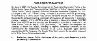 美国专利商标局对中国非正常商标实施最严厉终裁：撤销15807件商标，损失远超340万美元