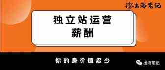 跨境独立站薪酬调研（2022年1月）丨出海笔记