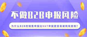 为什么B2B的销售申报比VAT申报更容易被税局查税？