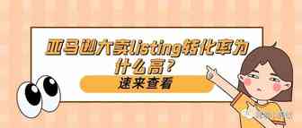亚马逊大卖listing转化率为什么高？