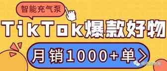 月销1000单！“无线充气泵”“打钉保护器”，TikTok上这几款优质好物值得一看！ | 嘀嗒狗